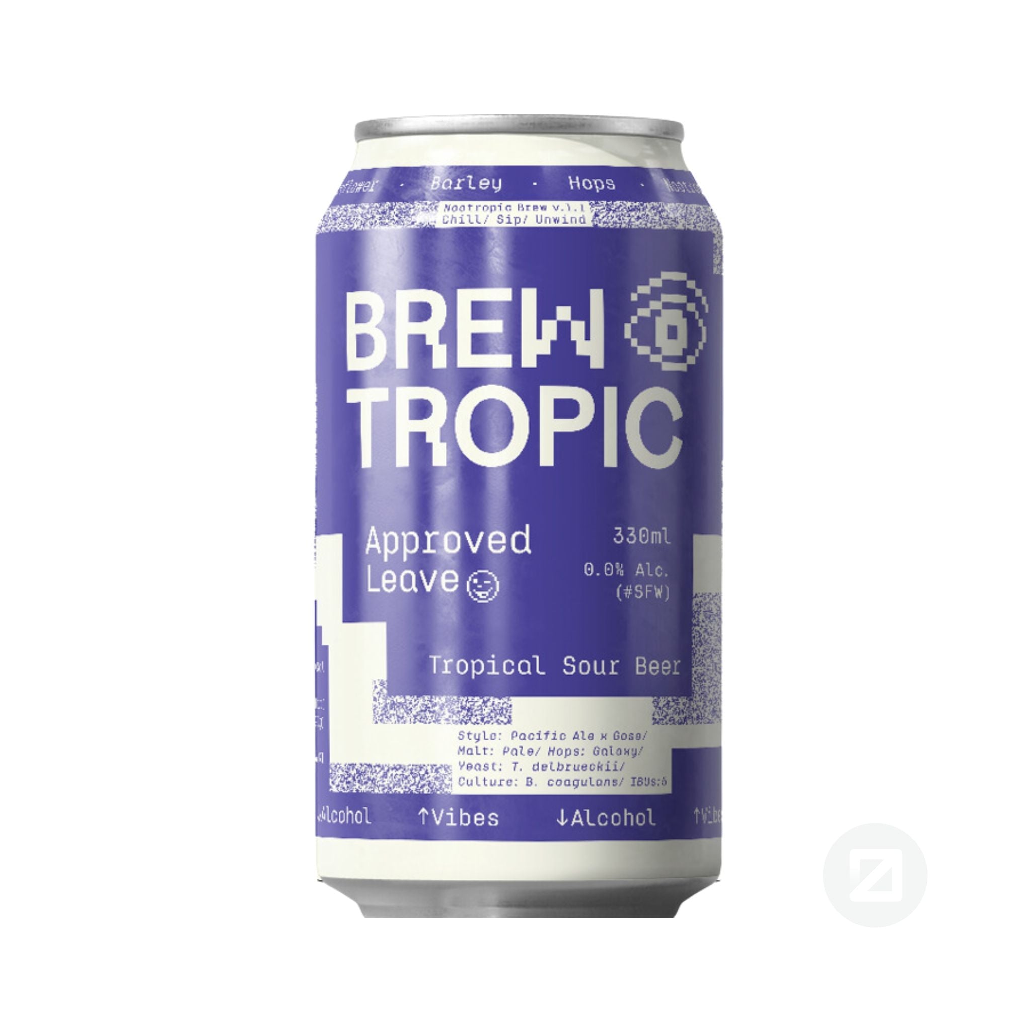 BREWTROPIC - Approved Leave - Functional Non - Alcoholic Beer - 1 - zerodrop