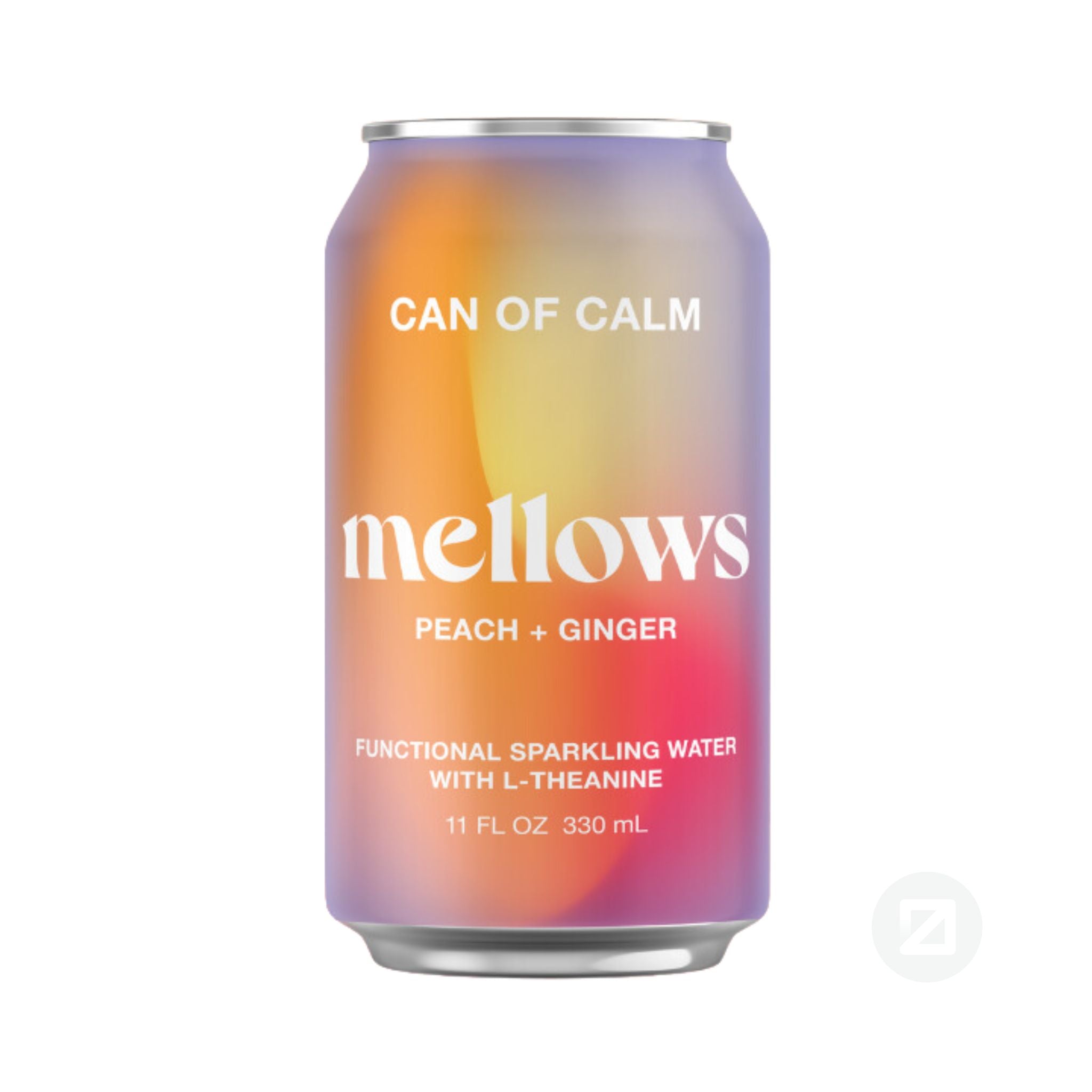 Mellows - Peach & Ginger - Functional Sparkling Water - 1 - zerodrop