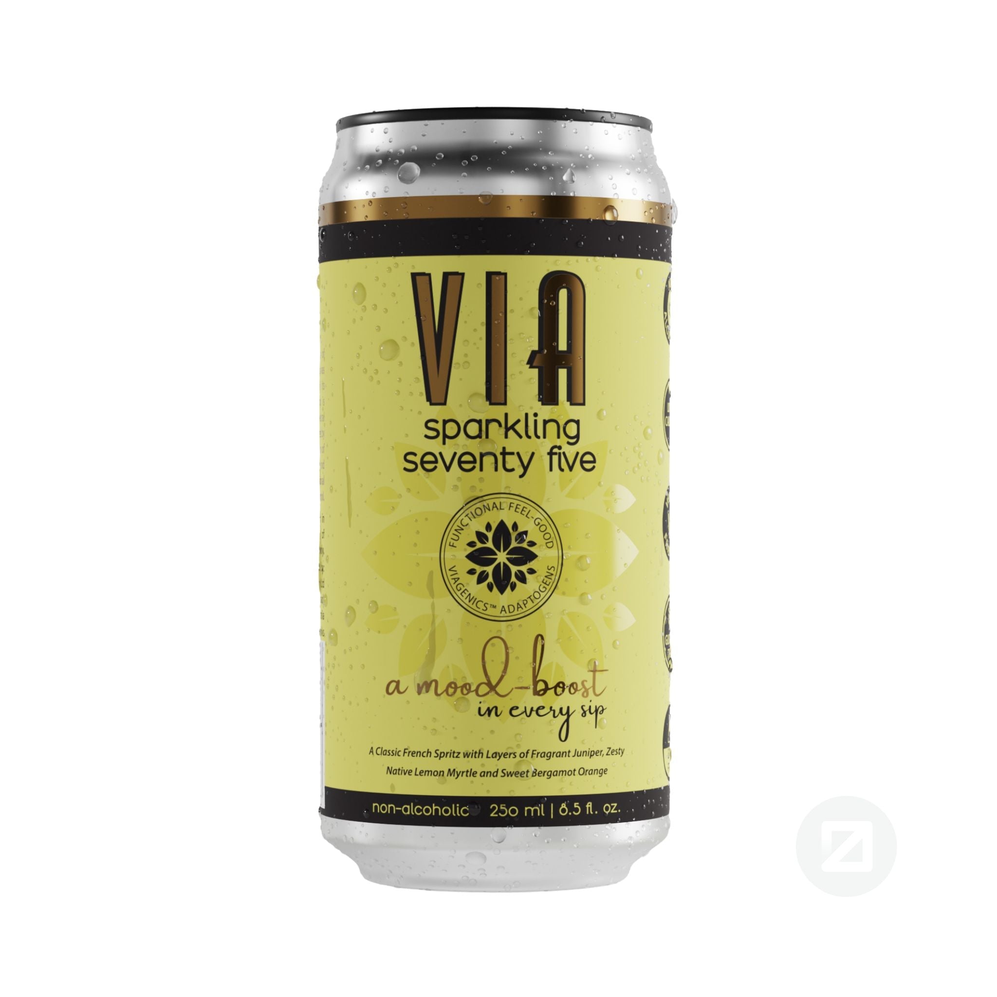 VIA Drinks - Sparkling Seventy Five - Functional Non - Alcoholic Cocktail - 1 - zerodrop