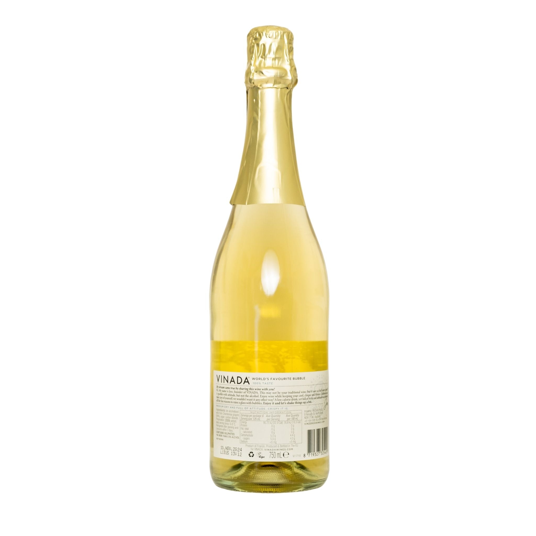 VINADA®-Crispy Chardonnay-Wine-2-zerodrop